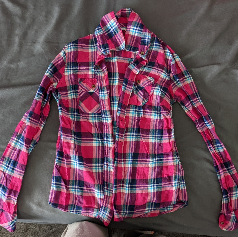 Plaid Aeropostale button up